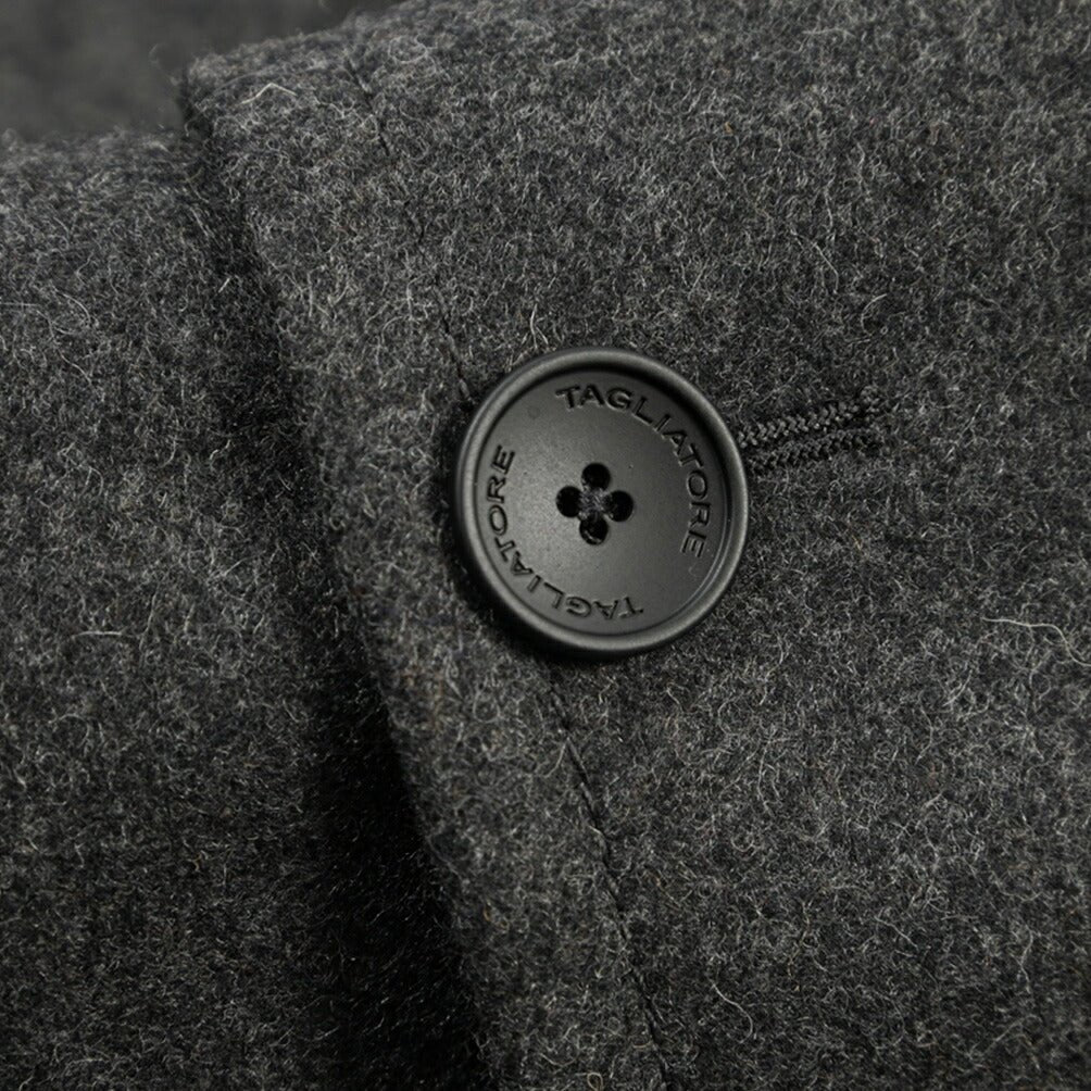 26-27AW TAGLIATORE “MONACO/F” ヴァージンウール混 Pコート グレー 48 | GUARDAROBA MILANO OFFICIAL STORE