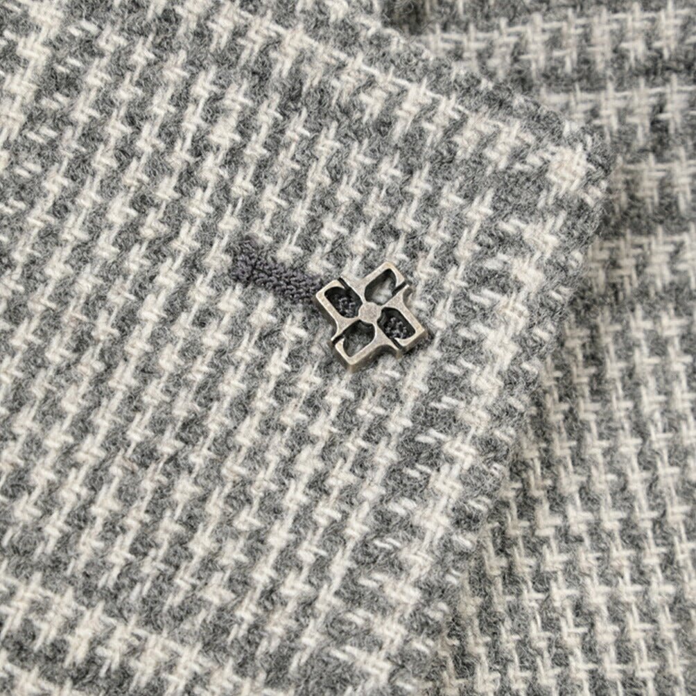 26-27AW TAGLIATORE “MONTECARLO” ヴァージンウール100% 2Bシングルテーラードジャケット グレー 48 | GUARDAROBA MILANO OFFICIAL STORE
