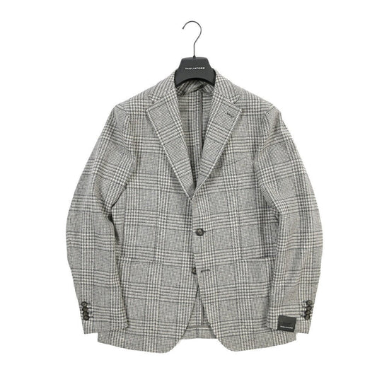 26-27AW TAGLIATORE “MONTECARLO” ヴァージンウール100% 2Bシングルテーラードジャケット グレー 48 | GUARDAROBA MILANO OFFICIAL STORE