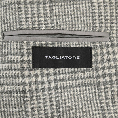 26-27AW TAGLIATORE “MONTECARLO” ヴァージンウール100% 2Bシングルテーラードジャケット グレー 48 | GUARDAROBA MILANO OFFICIAL STORE