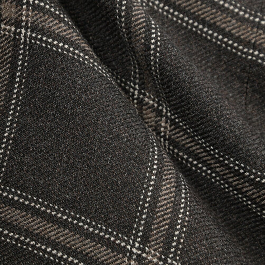 26-27AW TAGLIATORE “MONTECARLO” ヴァージンウール100% 2Bシングルテーラードジャケット ブラウン 48 | GUARDAROBA MILANO OFFICIAL STORE