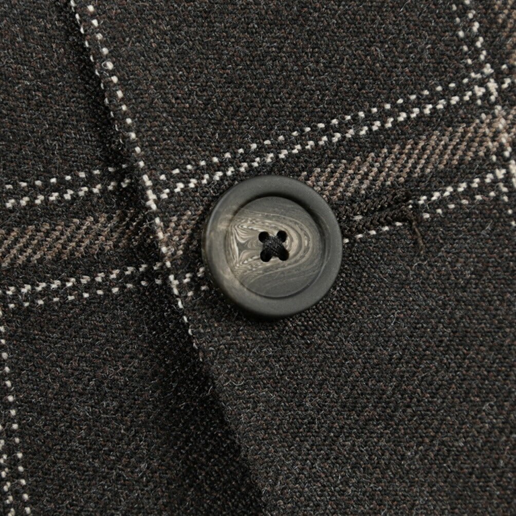 26-27AW TAGLIATORE “MONTECARLO” ヴァージンウール100% 2Bシングルテーラードジャケット ブラウン 48 | GUARDAROBA MILANO OFFICIAL STORE
