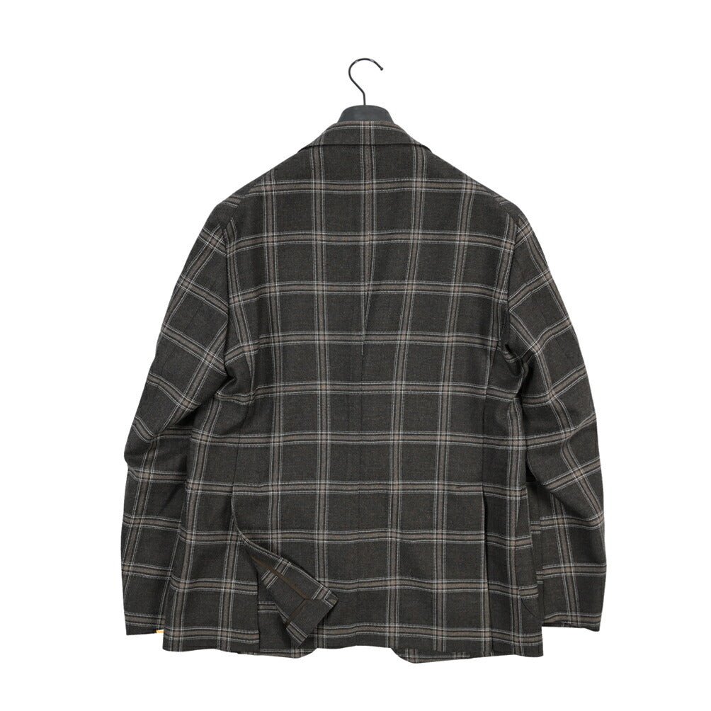 26-27AW TAGLIATORE “MONTECARLO” ヴァージンウール100% 2Bシングルテーラードジャケット ブラウン 48 | GUARDAROBA MILANO OFFICIAL STORE