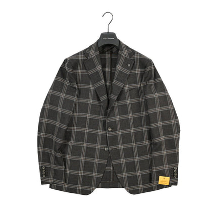 26-27AW TAGLIATORE “MONTECARLO” ヴァージンウール100% 2Bシングルテーラードジャケット ブラウン 48 | GUARDAROBA MILANO OFFICIAL STORE