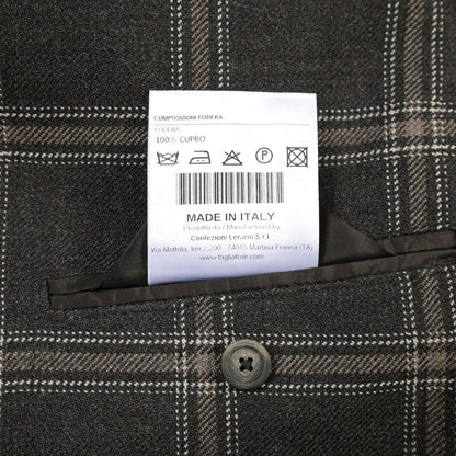 26-27AW TAGLIATORE “MONTECARLO” ヴァージンウール100% 2Bシングルテーラードジャケット ブラウン 48 | GUARDAROBA MILANO OFFICIAL STORE