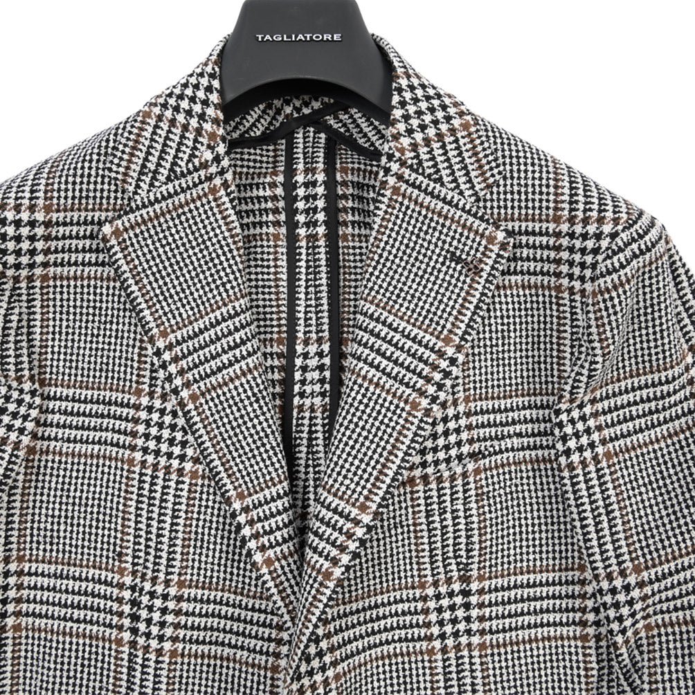 26-27AW TAGLIATORE “MONTECARLO” ビスコース混 2Bシングルテーラードジャケット / Exclusive Garment グレー 50 | GUARDAROBA MILANO OFFICIAL STORE