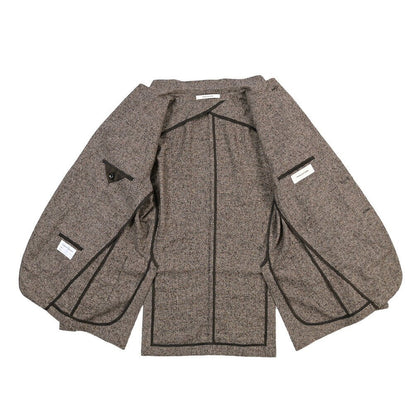 26-27AW TAGLIATORE “MONTECARLO” シルク混ウール 2Bシングルテーラードジャケット / Exclusive Garment ブラウン 48 | GUARDAROBA MILANO OFFICIAL STORE