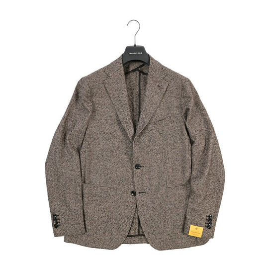 26-27AW TAGLIATORE “MONTECARLO” シルク混ウール 2Bシングルテーラードジャケット / Exclusive Garment ブラウン 48 | GUARDAROBA MILANO OFFICIAL STORE