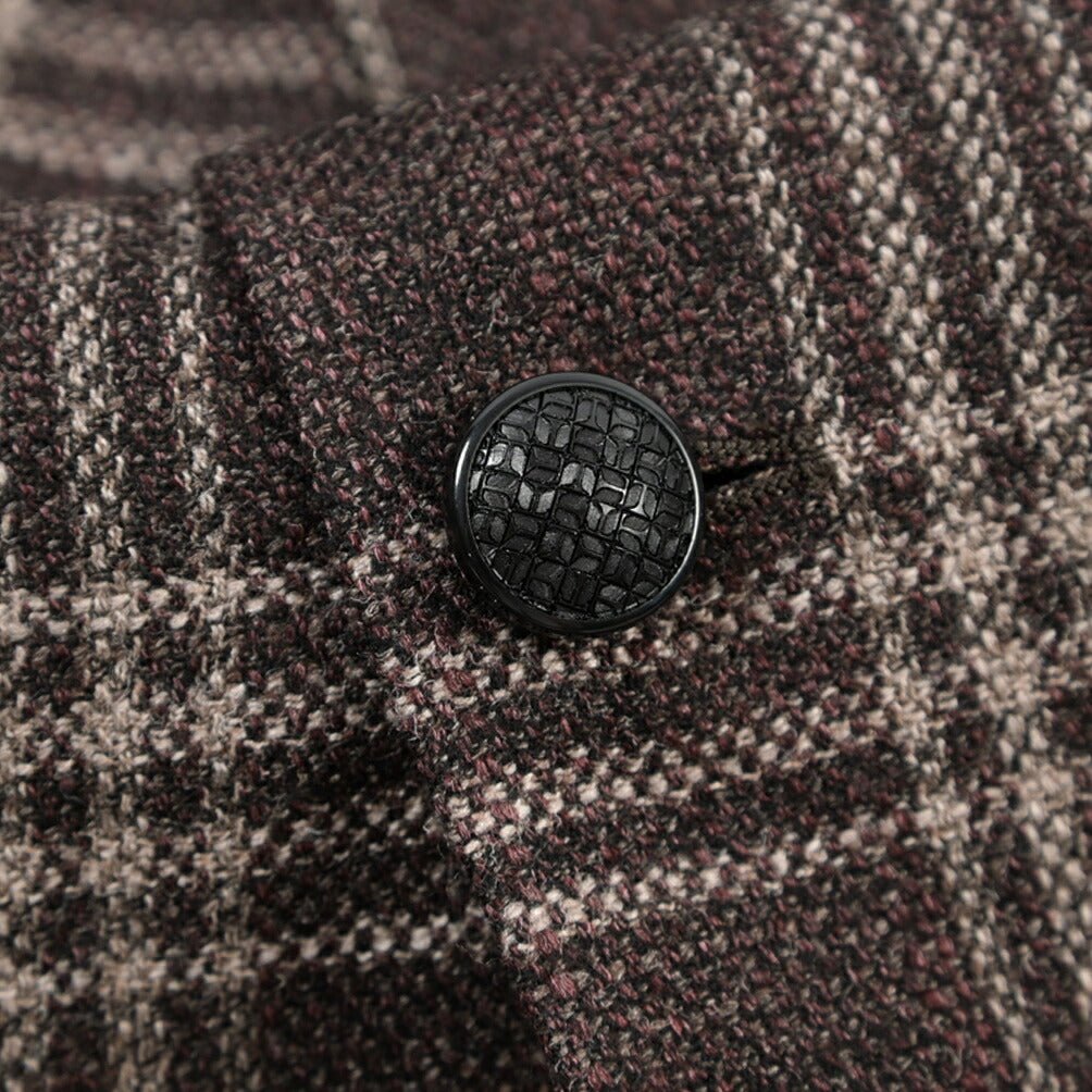 26-27AW TAGLIATORE “MONTECARLO” シルク混ウール 2Bシングルテーラードジャケット / Exclusive Garment ブラウン 48 | GUARDAROBA MILANO OFFICIAL STORE