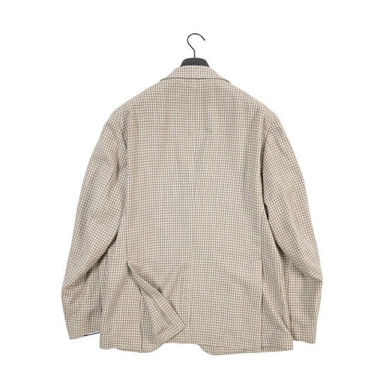 26-27AW TAGLIATORE “MONTECARLO” シルク混ウール 2Bシングルテーラードジャケット ベージュ 50 | GUARDAROBA MILANO OFFICIAL STORE
