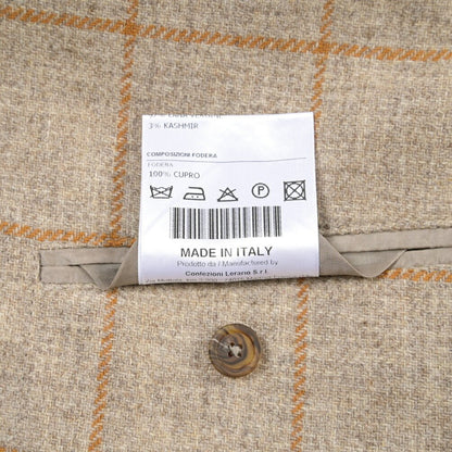 26-27AW TAGLIATORE “MONTECARLO” カシミヤ混ヴァージンウール 2Bシングルテーラードジャケット ベージュ 48 | GUARDAROBA MILANO OFFICIAL STORE