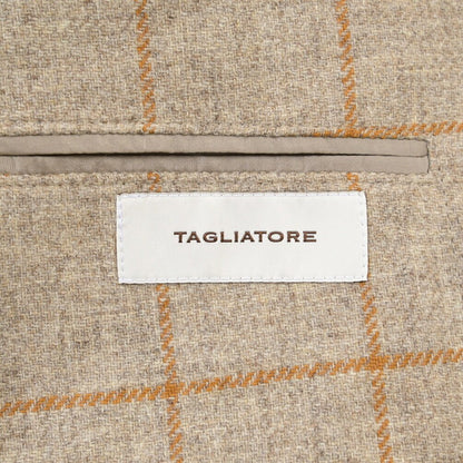 26-27AW TAGLIATORE “MONTECARLO” カシミヤ混ヴァージンウール 2Bシングルテーラードジャケット ベージュ 48 | GUARDAROBA MILANO OFFICIAL STORE