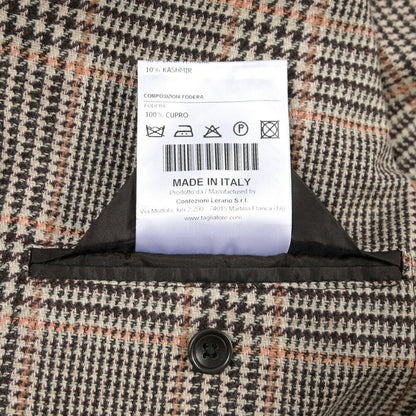 26-27AW TAGLIATORE “MONTECARLO” カシミヤ混ヴァージンウール 2Bシングルテーラードジャケット ブラウン 48 | GUARDAROBA MILANO OFFICIAL STORE