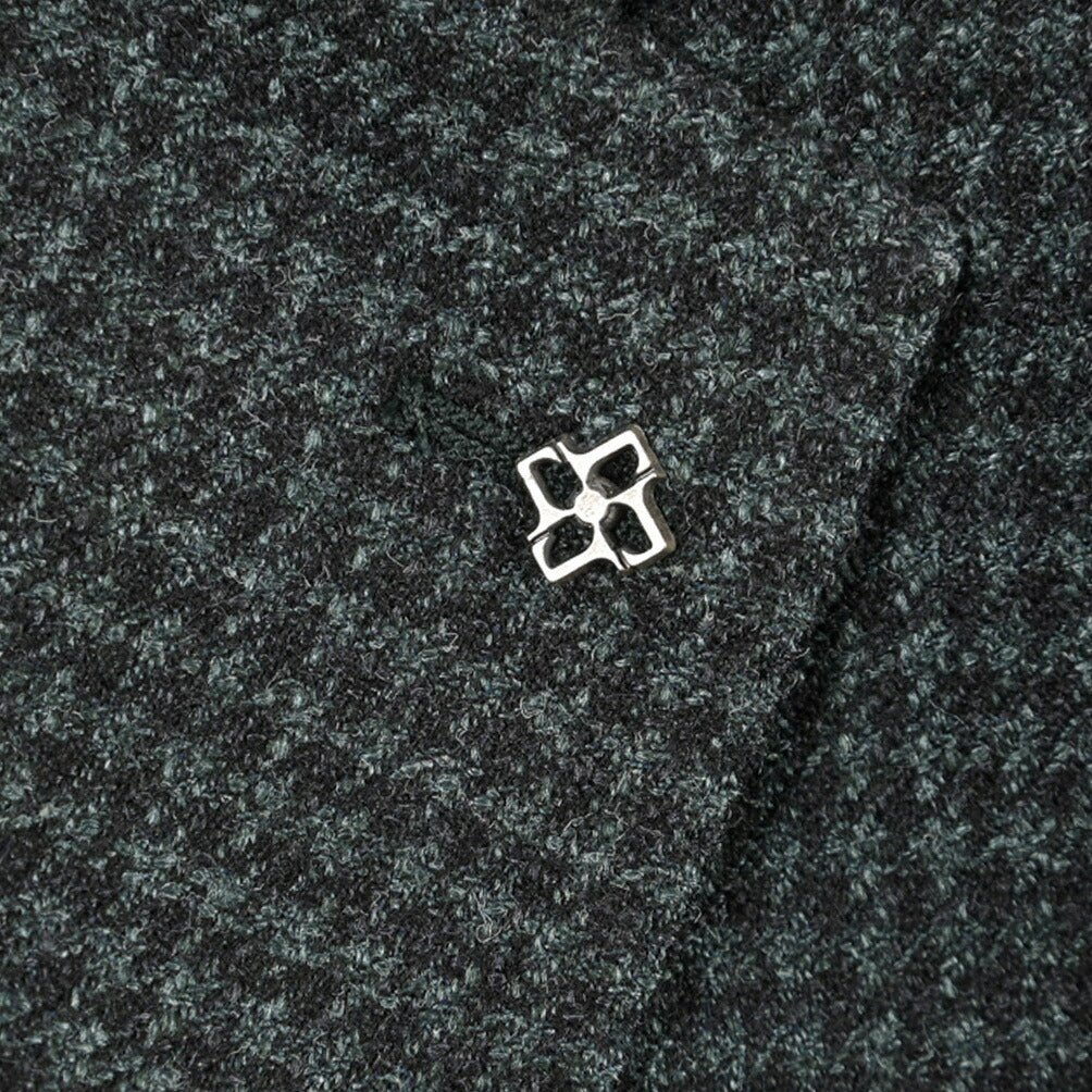 26-27AW TAGLIATORE “MONTECARLO” シルク混ウール 2Bシングルテーラードジャケット グリーン 48 | GUARDAROBA MILANO OFFICIAL STORE