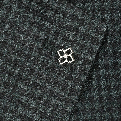 26-27AW TAGLIATORE “MONTECARLO” シルク混ウール 2Bシングルテーラードジャケット グリーン 48 | GUARDAROBA MILANO OFFICIAL STORE
