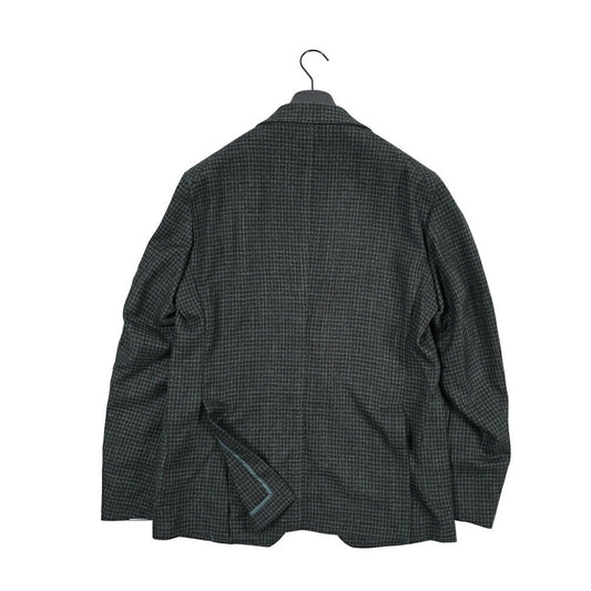 26-27AW TAGLIATORE “MONTECARLO” シルク混ウール 2Bシングルテーラードジャケット グリーン 48 | GUARDAROBA MILANO OFFICIAL STORE