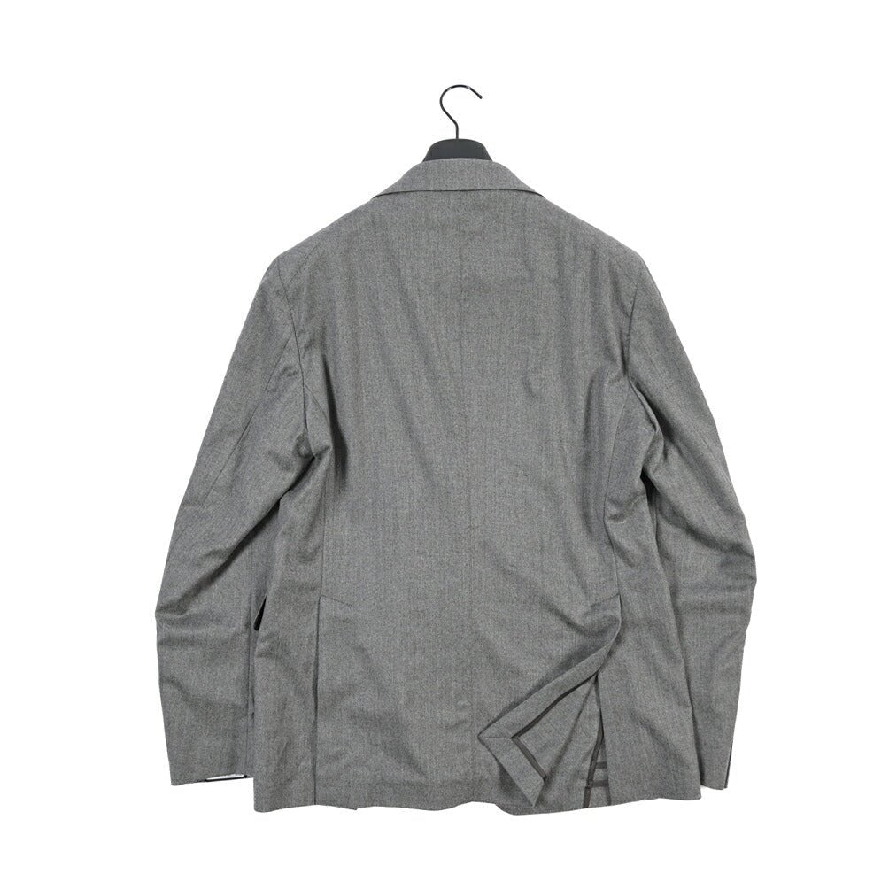 26-27AW TAGLIATORE “MONTECARLO” シルク混ウール 2Bシングルテーラードスーツ グレー 48 | GUARDAROBA MILANO OFFICIAL STORE