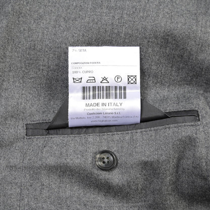 26-27AW TAGLIATORE “MONTECARLO” シルク混ウール 2Bシングルテーラードスーツ グレー 48 | GUARDAROBA MILANO OFFICIAL STORE