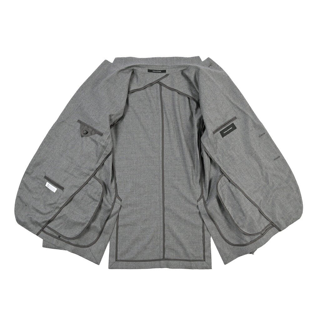26-27AW TAGLIATORE “MONTECARLO” シルク混ウール 2Bシングルテーラードスーツ グレー 48 | GUARDAROBA MILANO OFFICIAL STORE
