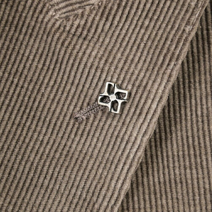 26-27AW TAGLIATORE “MONTECARLO” カシミヤ混コットン 6Bダブル中畝コーデュロイスーツ / ZEGNA製生地(CASHCO) ブラウン 48 | GUARDAROBA MILANO OFFICIAL STORE