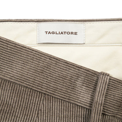 26-27AW TAGLIATORE “MONTECARLO” カシミヤ混コットン 6Bダブル中畝コーデュロイスーツ / ZEGNA製生地(CASHCO) ブラウン 48 | GUARDAROBA MILANO OFFICIAL STORE