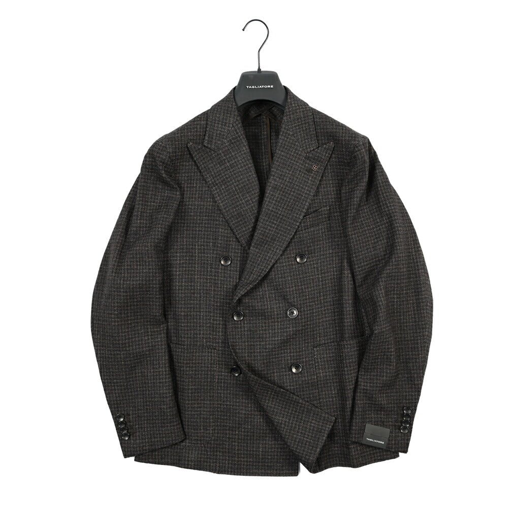 LARDINI ラルディーニ / ウールコットン 6Bダブルテーラードジャケット
