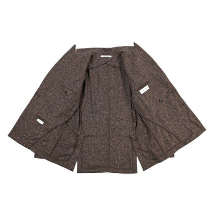 26-27AW TAGLIATORE “MONTECARLO” シルク混ウール 6Bダブルテーラードジャケット ブラウン 48 | GUARDAROBA MILANO OFFICIAL STORE