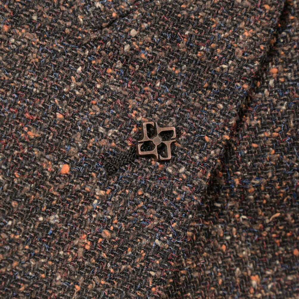 26-27AW TAGLIATORE “MONTECARLO” シルク混ウール 6Bダブルテーラードジャケット ブラウン 48 | GUARDAROBA MILANO OFFICIAL STORE