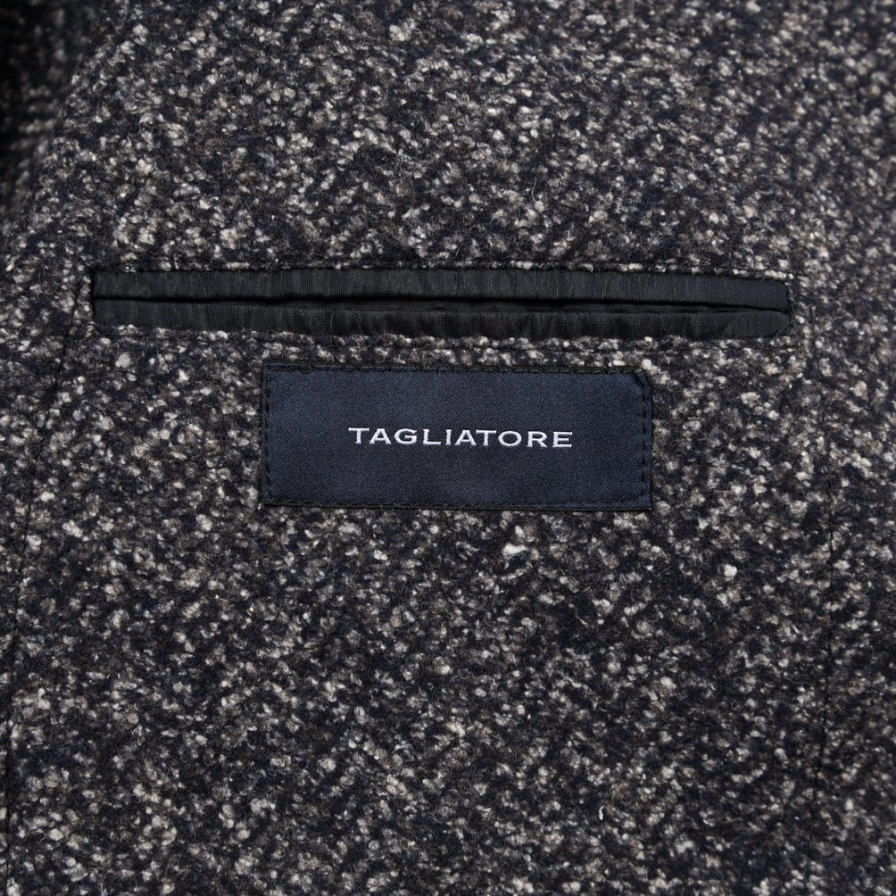 26-27AW TAGLIATORE “MONTECARLO” ヴァージンウール 6Bダブルテーラードジャケット グレー 48 | GUARDAROBA MILANO OFFICIAL STORE