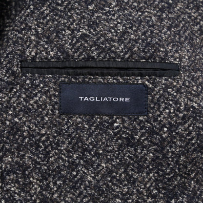 26-27AW TAGLIATORE “MONTECARLO” ヴァージンウール 6Bダブルテーラードジャケット グレー 48 | GUARDAROBA MILANO OFFICIAL STORE