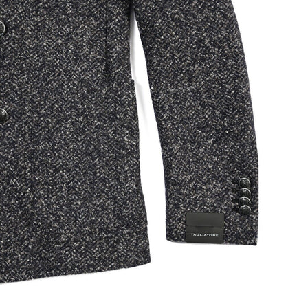 26-27AW TAGLIATORE “MONTECARLO” ヴァージンウール 6Bダブルテーラードジャケット グレー 48 | GUARDAROBA MILANO OFFICIAL STORE