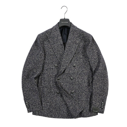 26-27AW TAGLIATORE “MONTECARLO” ヴァージンウール 6Bダブルテーラードジャケット グレー 48 | GUARDAROBA MILANO OFFICIAL STORE