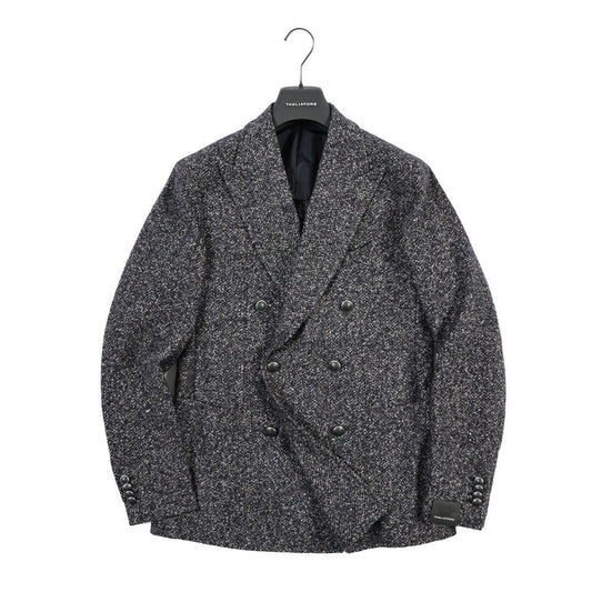 26-27AW TAGLIATORE “MONTECARLO” ヴァージンウール 6Bダブルテーラードジャケット グレー 48 | GUARDAROBA MILANO OFFICIAL STORE