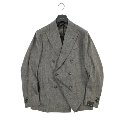 26-27AW TAGLIATORE “MONTECARLO” ストレッチウール 6Bダブルテーラードスーツ グレー 50 | GUARDAROBA MILANO OFFICIAL STORE