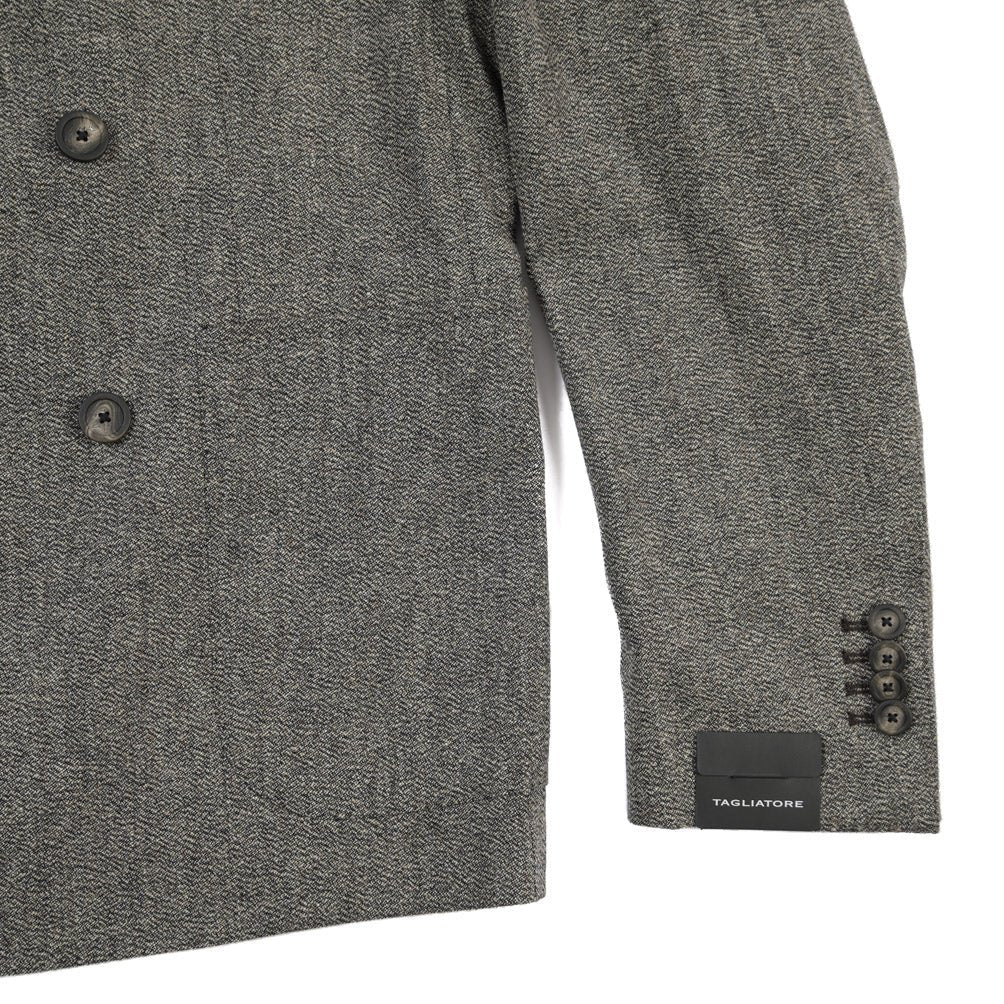 26-27AW TAGLIATORE “MONTECARLO” ストレッチウール 6Bダブルテーラードスーツ グレー 50 | GUARDAROBA MILANO OFFICIAL STORE