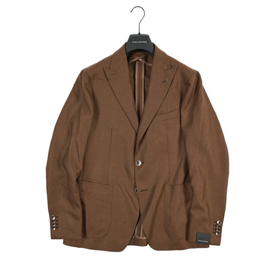 26-27AW TAGLIATORE “MONTECARLO” SUPER 100's ヴァージンウール100% 2Bシングルテーラードジャケット ブラウン 48 | GUARDAROBA MILANO OFFICIAL STORE