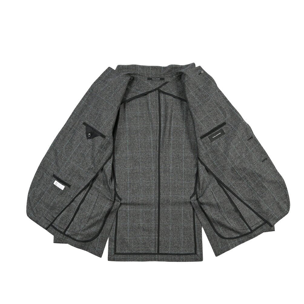 26-27AW TAGLIATORE “MONTECARLO” SUPER 110's ヴァージンウール100% 2Bシングルテーラードスーツ グレー 48 | GUARDAROBA MILANO OFFICIAL STORE