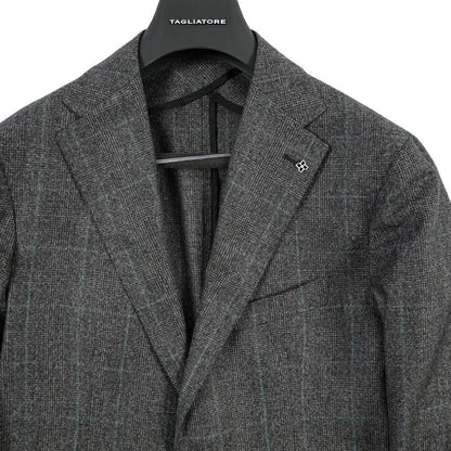 26-27AW TAGLIATORE “MONTECARLO” SUPER 110's ヴァージンウール100% 2Bシングルテーラードスーツ グレー 48 | GUARDAROBA MILANO OFFICIAL STORE