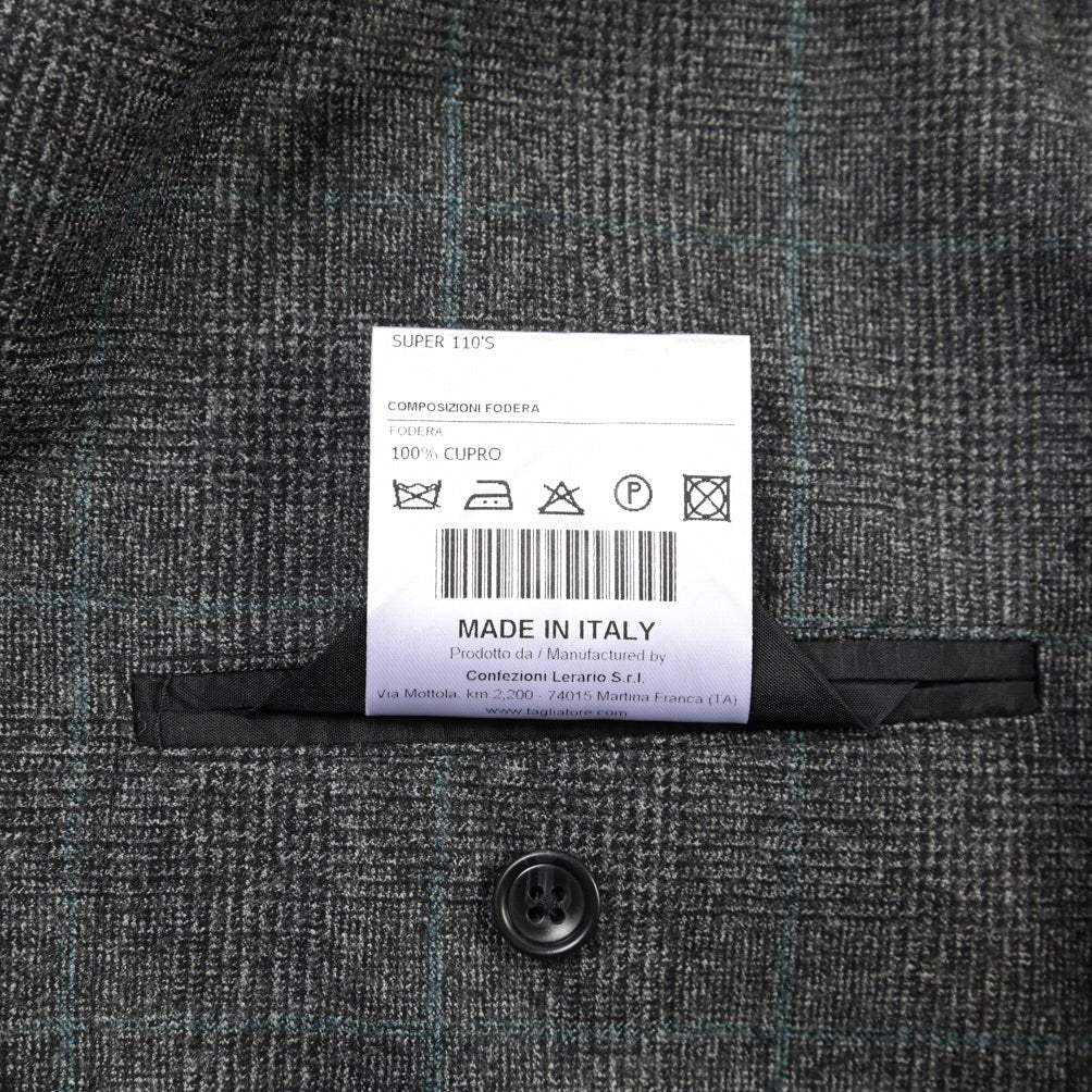 26-27AW TAGLIATORE “MONTECARLO” SUPER 110's ヴァージンウール100% 2Bシングルテーラードスーツ グレー 48 | GUARDAROBA MILANO OFFICIAL STORE