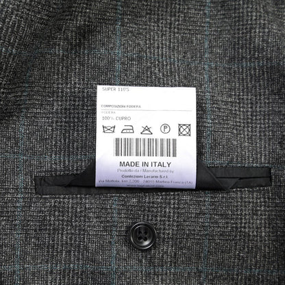 26-27AW TAGLIATORE “MONTECARLO” SUPER 110's ヴァージンウール100% 2Bシングルテーラードスーツ グレー 48 | GUARDAROBA MILANO OFFICIAL STORE