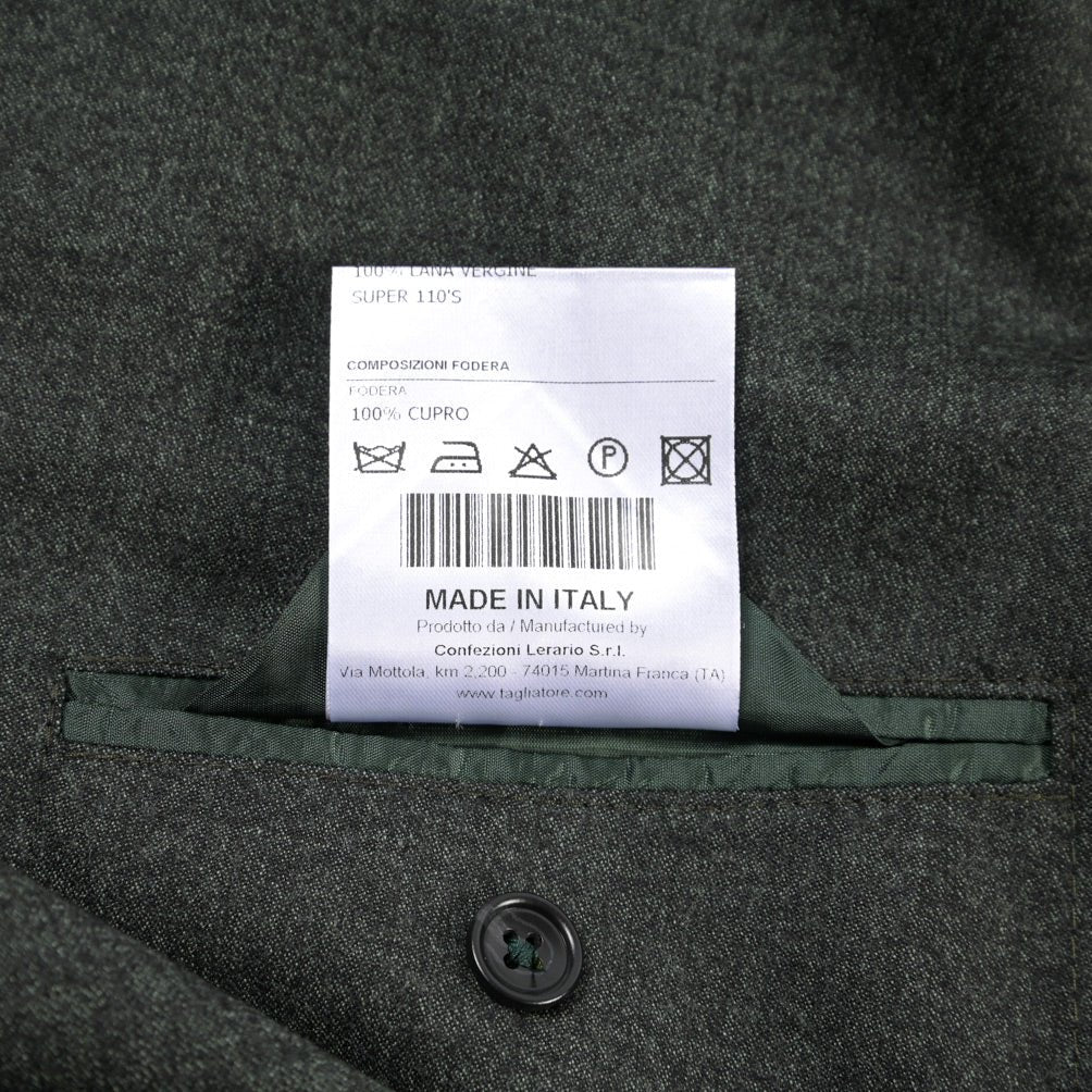 26-27AW TAGLIATORE “MONTECARLO” SUPER 110's ヴァージンウール100% 2Bシングルテーラードスーツ グリーン 50 | GUARDAROBA MILANO OFFICIAL STORE
