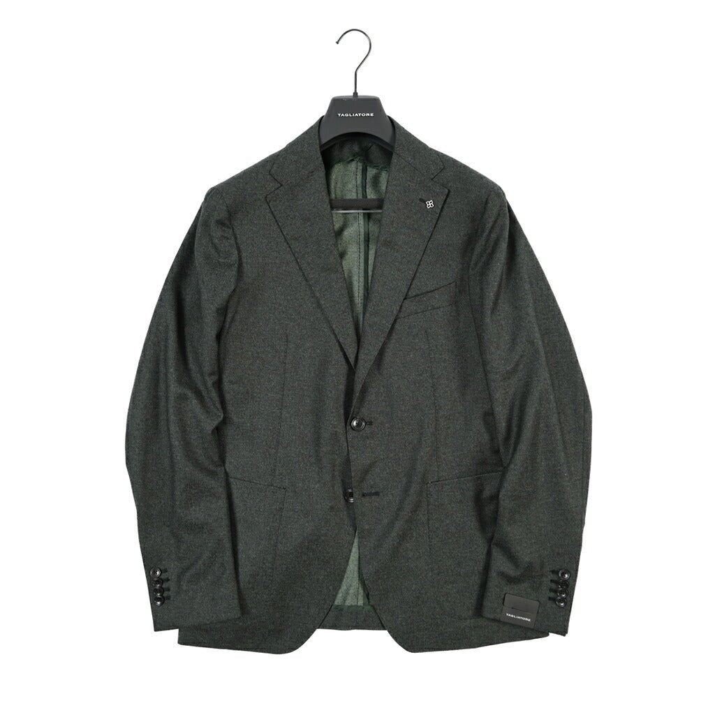 26-27AW TAGLIATORE “MONTECARLO” SUPER 110's ヴァージンウール100% 2Bシングルテーラードスーツ グリーン 50 | GUARDAROBA MILANO OFFICIAL STORE