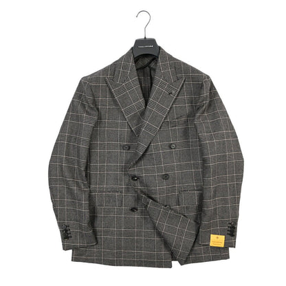 26-27AW TAGLIATORE “NAPOLI” ヴァージンウール100% 6Bダブルテーラードジャケット / Exclusive Garment グレージュ 48 | GUARDAROBA MILANO OFFICIAL STORE