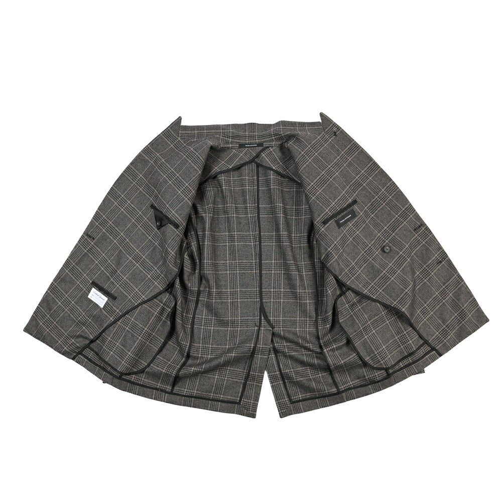 26-27AW TAGLIATORE “NAPOLI” ヴァージンウール100% 6Bダブルテーラードジャケット / Exclusive Garment グレージュ 48 | GUARDAROBA MILANO OFFICIAL STORE