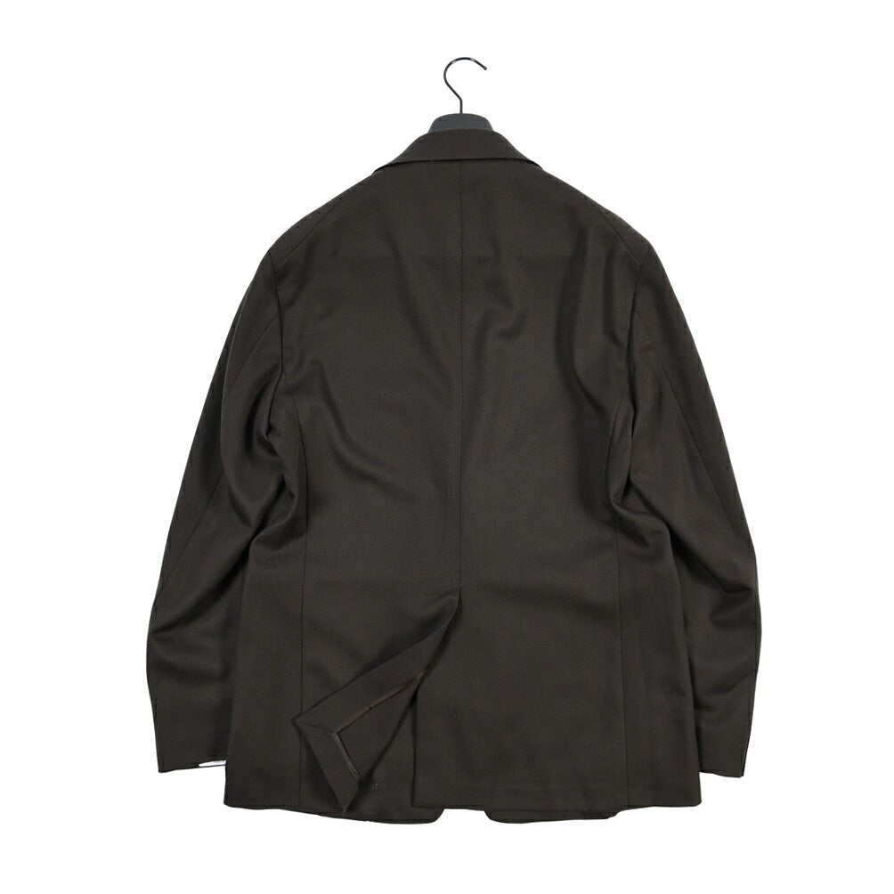 26-27AW TAGLIATORE “NAPOLI” ストレッチウール 段返り3Bシングルテーラードスーツ ブラウン 48 | GUARDAROBA MILANO OFFICIAL STORE