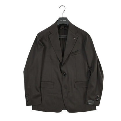 26-27AW TAGLIATORE “NAPOLI” ストレッチウール 段返り3Bシングルテーラードスーツ ブラウン 48 | GUARDAROBA MILANO OFFICIAL STORE