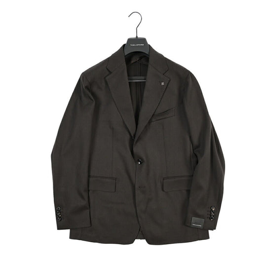 26-27AW TAGLIATORE “NAPOLI” ストレッチウール 段返り3Bシングルテーラードスーツ ブラウン 48 | GUARDAROBA MILANO OFFICIAL STORE