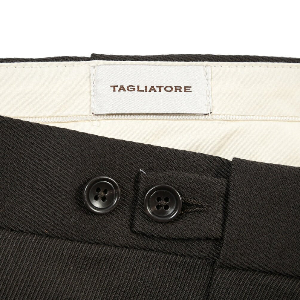 26-27AW TAGLIATORE “NAPOLI” ストレッチウール 段返り3Bシングルテーラードスーツ ブラウン 48 | GUARDAROBA MILANO OFFICIAL STORE