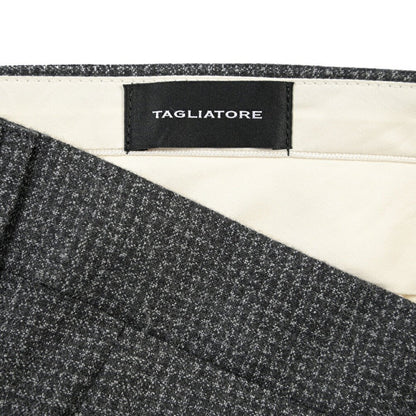 26-27AW TAGLIATORE “NAPOLI” ウール混コットン 6Bダブルテーラードスーツ / Exclusive Garment グレー 48 | GUARDAROBA MILANO OFFICIAL STORE