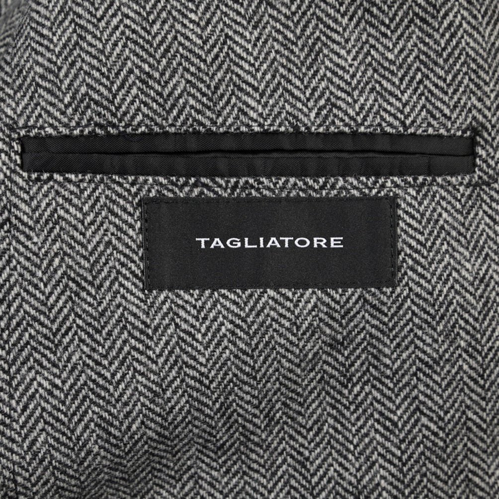 26-27AW TAGLIATORE “NAPOLI” カシミヤ混ヴァージンウール 6Bダブルテーラードジャケット グレー 48 | GUARDAROBA MILANO OFFICIAL STORE